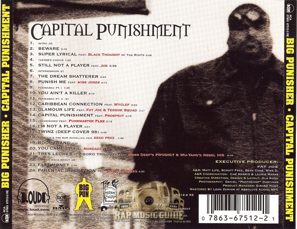 Big Punisher - Capital Punishment: 1st Press. CD | Rap Music Guide